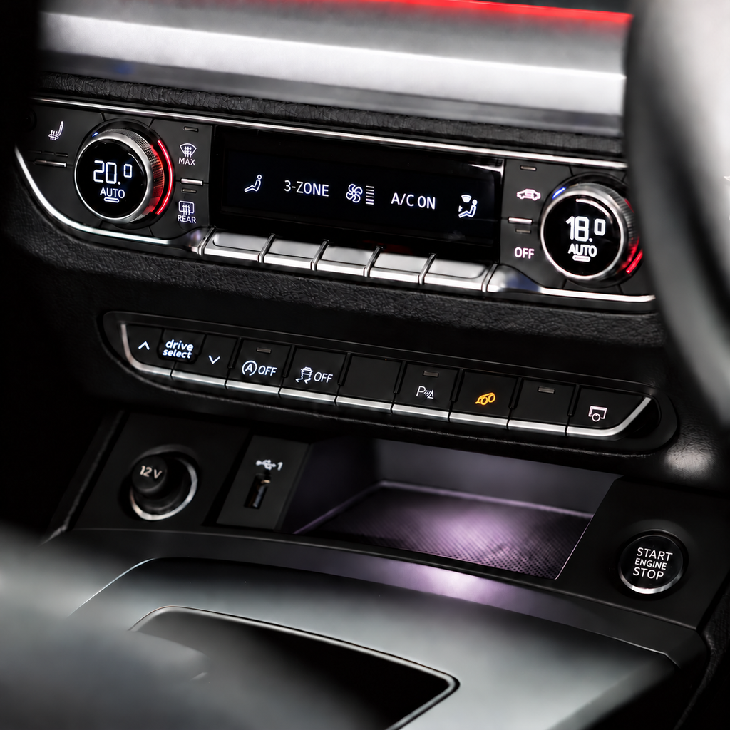 PB Valves Audi B9 integrated exhaust valve control switch panel