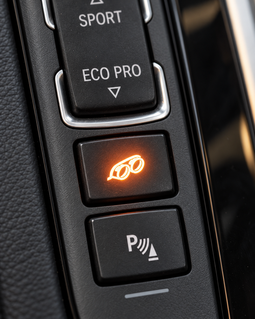 BMW F3X OEM-style illuminated exhaust valve control panel