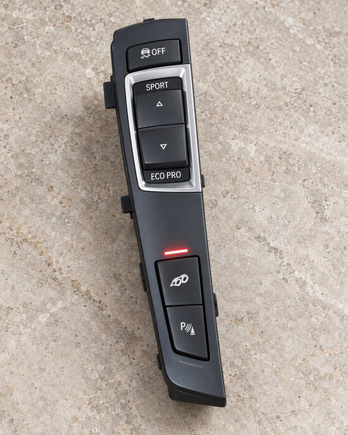BMW F10 replacement OEM switch panel with PB Valves button